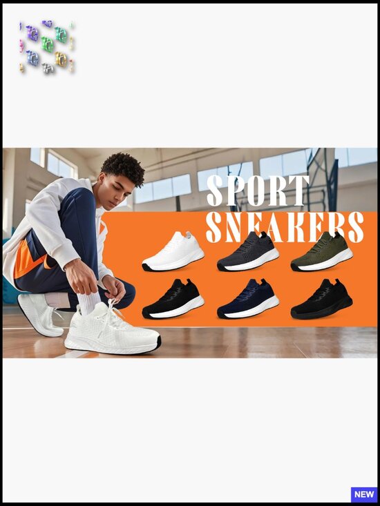 Lightweight Slip-On Sneakers Breathable Comfort Athletic Walking Running Shoes main image 5